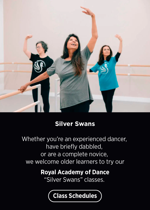 Adult Ballet Classes, Royal Academy of Dance Silver Swans Program